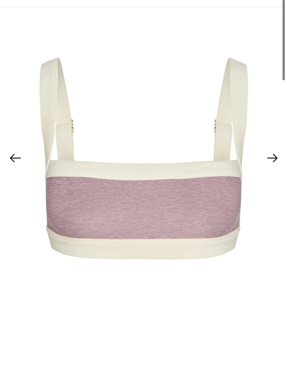 Monday Body Outpost Bra - Heather
Mauve/Ivory NWOT